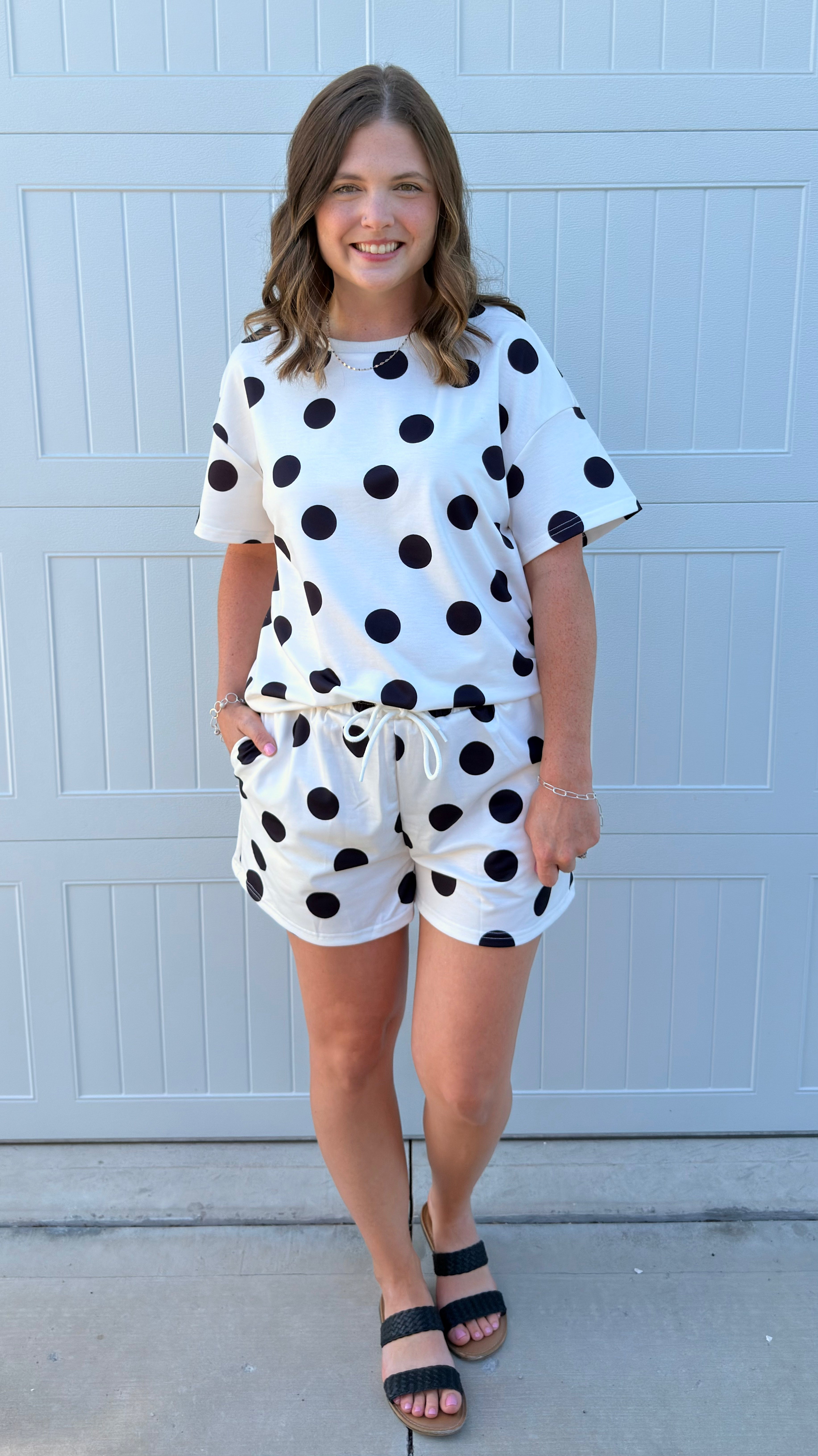 Polka Dot Tee & Short Set